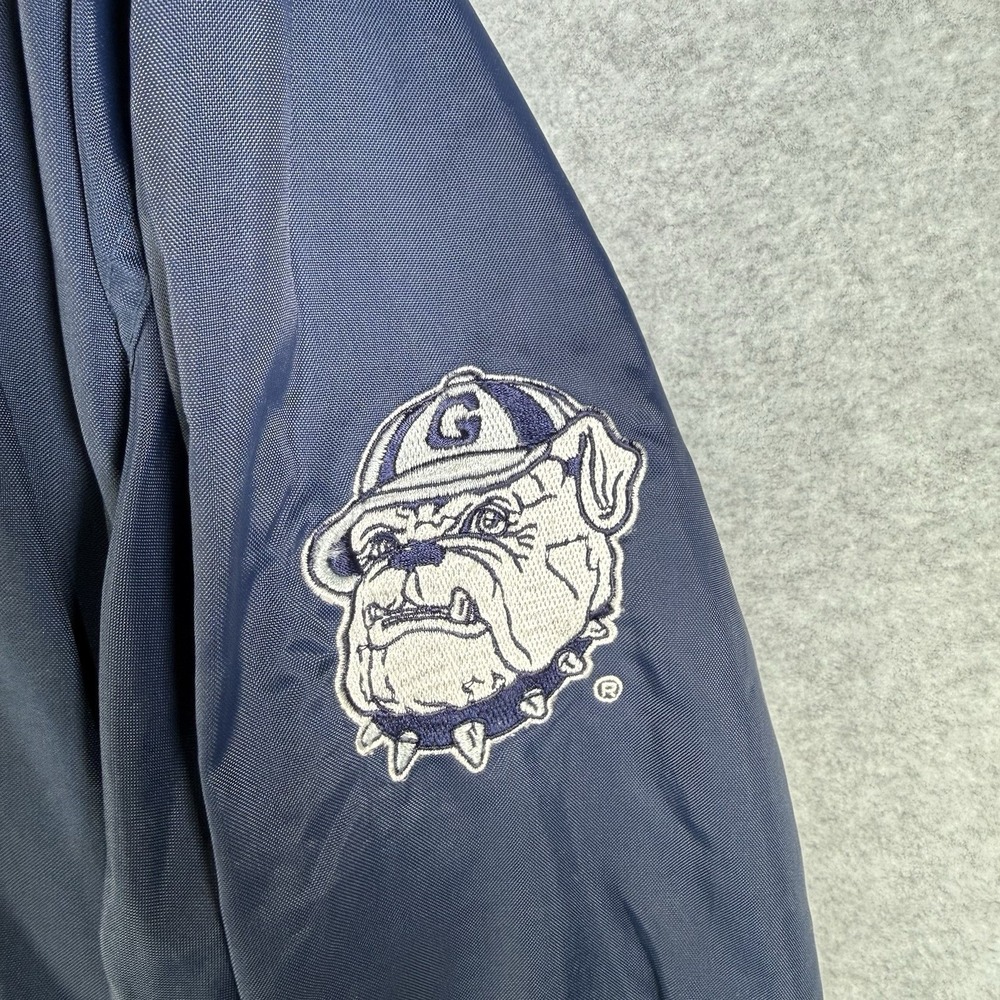Vintage Starter Georgetown Hoyas Pullover Jacket Embroidered Small 90s - Picture 4 of 11